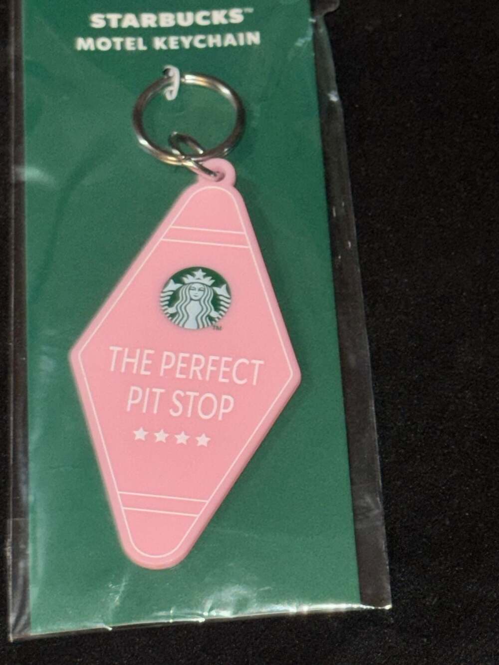 Starbucks road trip keychains pink “ The